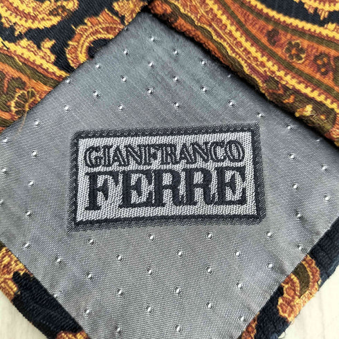 ジャンフランコフェレ GIANFRANCO FERRE ペイズリー柄ネクタイ メンズ