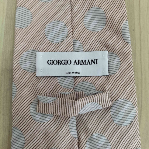 ジョルジオアルマーニ Giorgio Armani MADE IN ITALY ドット柄シルクネクタイ メンズ