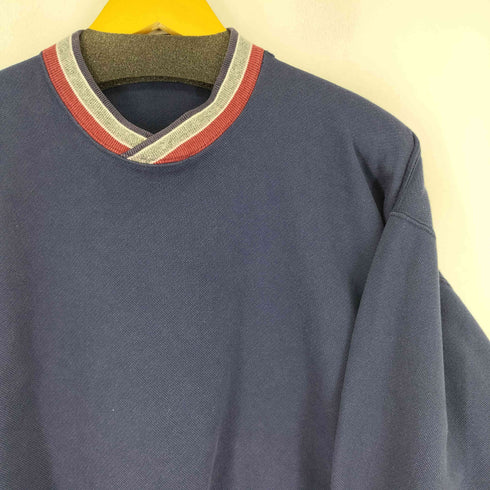 クロスクリーク CROSS CREEK 90S リブラインVネックスウェット USA製 メンズ import:M