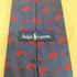 ラルフローレン RALPH LAUREN 犬柄シルクネクタイ MADE IN ITALY メンズ