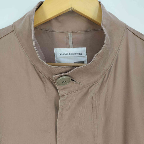 アクロスザヴィンテージ ACROSS THE VINTAGE ジップアップ スタンドカラー ミリタリーコート メンズ