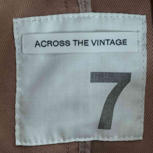 アクロスザヴィンテージ ACROSS THE VINTAGE ジップアップ スタンドカラー ミリタリーコート メンズ