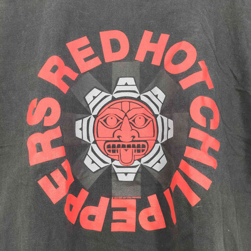 90s 1998© guitarボディ 袖裾シングルステッチ 両面プリント バンドTシャツ メンズ