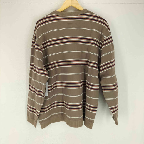 ノーロール NOROLL NOROLL SCORE BORDER SWEAT メンズ JPN:XL