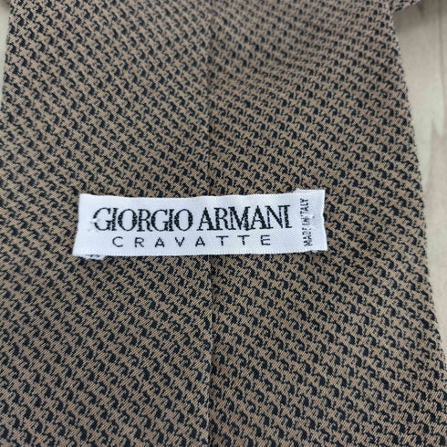 ジョルジオアルマーニ Giorgio Armani MADE IN ITALY シルクネクタイ メンズ