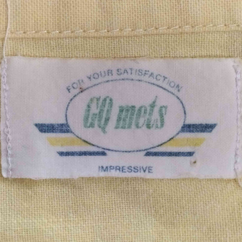 GQ mets ハイネック ハーフジップ プルオーバー シャツ メンズ