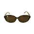 マリークワント MARY QUANT MARY-311 BR デイジー柄テンプル スクエア型 サングラス ブラウン レディース 56□16