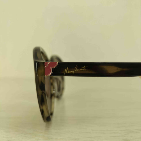 マリークワント MARY QUANT MARY-311 BR デイジー柄テンプル スクエア型 サングラス ブラウン レディース 56□16