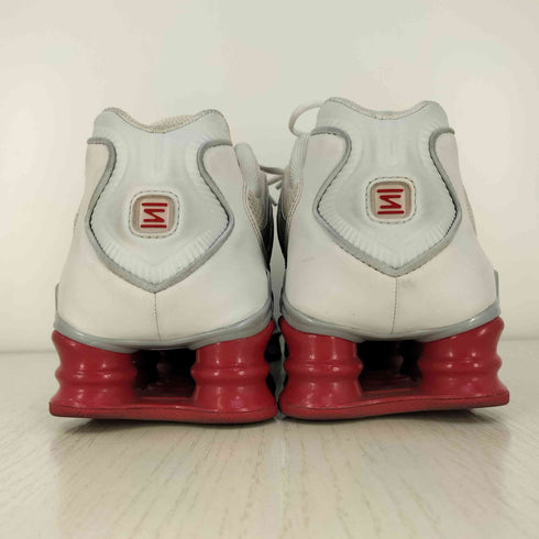 ナイキ NIKE W SHOX TL PLATINUM TINT WHITE-GYM RED ショックス TL メンズ JPN:29