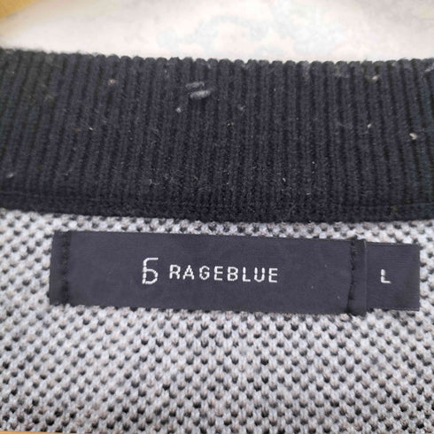 レイジブルー RAGEBLUE 総柄ニット メンズ L