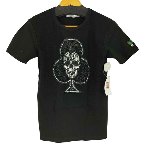 USLIALIS スカルスタッズクルーネックTシャツ レディース JPN:L