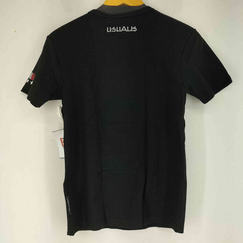 USLIALIS スカルスタッズクルーネックTシャツ レディース JPN:L