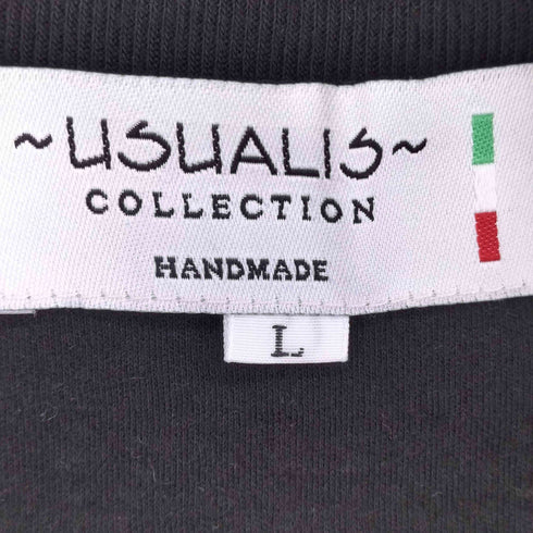 USLIALIS スカルスタッズクルーネックTシャツ レディース JPN:L