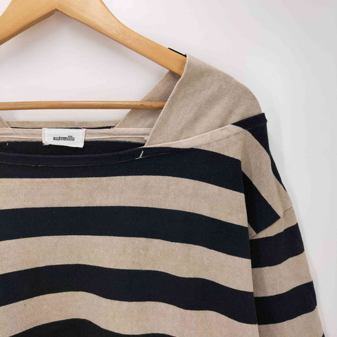 AUTOMILLS}BAGGY BOAT L/S TEE COTTON BORDER JERSEY メンズ JPN:2