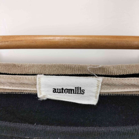 AUTOMILLS}BAGGY BOAT L/S TEE COTTON BORDER JERSEY メンズ JPN:2