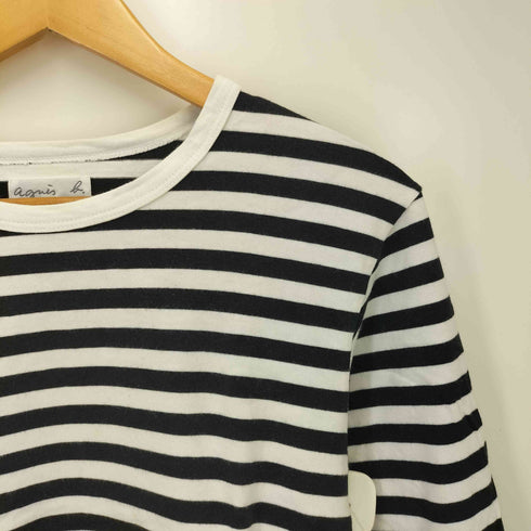 アニエスベー agnes b. PARIS J008 TS ボーダーTシャツ レディース T2