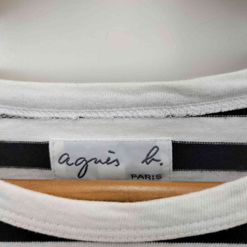 アニエスベー agnes b. PARIS J008 TS ボーダーTシャツ レディース T2