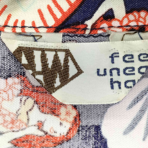 feel uneasy have アロハシャツ レディース M