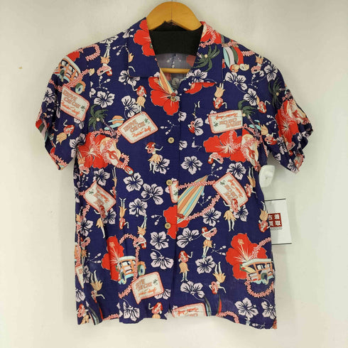 feel uneasy have アロハシャツ レディース M