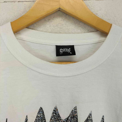 リベンジ REVENGE ロゴプリントTシャツ メンズ L