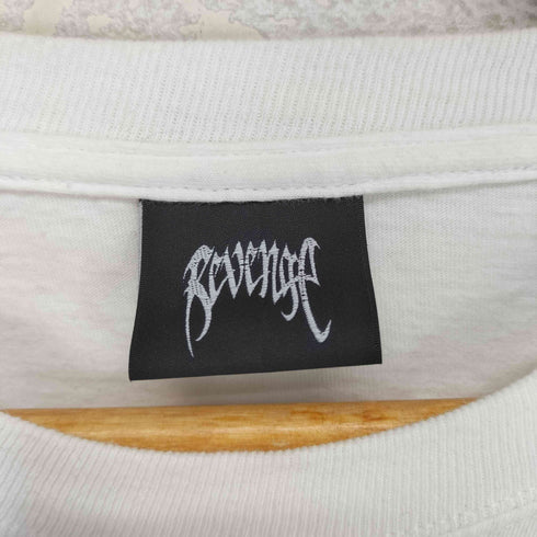 リベンジ REVENGE ロゴプリントTシャツ メンズ L