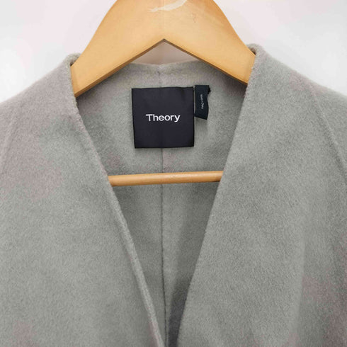 セオリー theory ウールカシミヤ Clean robe coat in Double-Face レディース M
