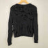 ザラ ZARA ノーカラー フェイクファーカーディガン レディース import:S