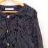 ザラ ZARA ノーカラー フェイクファーカーディガン レディース import:S