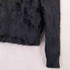 ザラ ZARA ノーカラー フェイクファーカーディガン レディース import:S