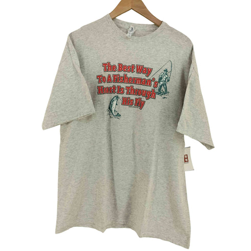 デルタ DELTA IDEA RANCH フィッシャーマンプリント クルーネックTシャツ メンズ import:XL