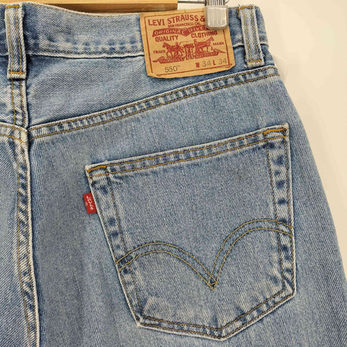 リーバイス Levis 550 RELAXED FIT JEANS ボタン裏 333 刻印 紙パッチ リラックス フィット ジップフライ デニム パンツ メンズ W34 L34