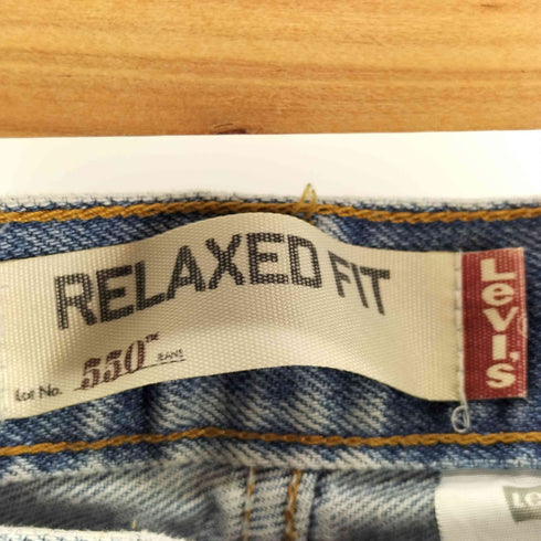 リーバイス Levis 550 RELAXED FIT JEANS ボタン裏 333 刻印 紙パッチ リラックス フィット ジップフライ デニム パンツ メンズ W34 L34