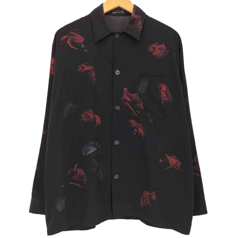 ラッドミュージシャン LAD MUSICIAN 18AW DECHINE STANDARD SHIRT INKJET ROSE PHOTO メンズ 46