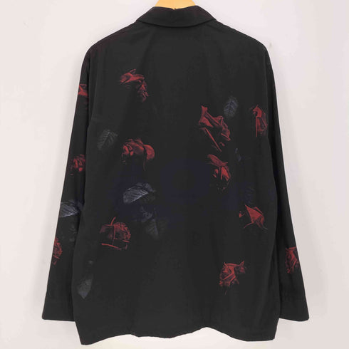 ラッドミュージシャン LAD MUSICIAN 18AW DECHINE STANDARD SHIRT INKJET ROSE PHOTO メンズ 46