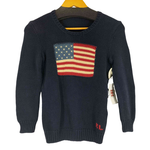 ラルフローレン RALPH LAUREN 星条旗コットンニット レディース JPN:M