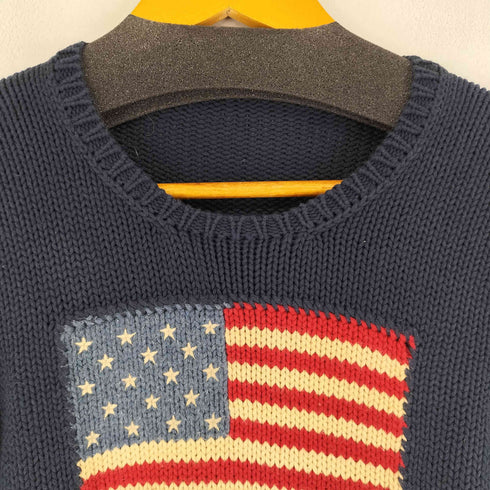 ラルフローレン RALPH LAUREN 星条旗コットンニット レディース JPN:M