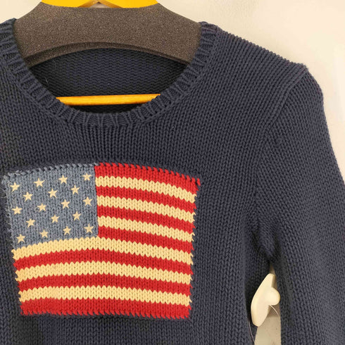 ラルフローレン RALPH LAUREN 星条旗コットンニット レディース JPN:M
