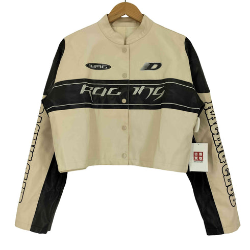 デイジー DAZY RACING CLUB 1896 レーシング クロップド シングル ライダース ジャケット レディース