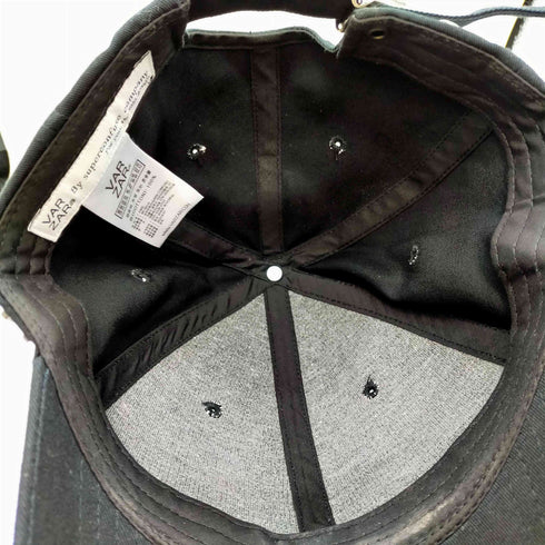 バザール VARZAR Stud logo over fit ball cap レディース
