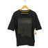 ディーゼル DIESEL ブラック デニム パッチ 切替 S/S スウェット メンズ import:M