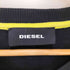 ディーゼル DIESEL ブラック デニム パッチ 切替 S/S スウェット メンズ import:M