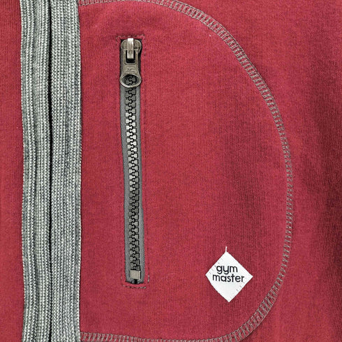 ジムマスター gym master スウェット ロングテール ジップ パーカー メンズ import:L