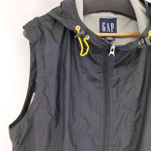 ギャップ Gap 00s OLD リップストップフーディーベスト メンズ JPN:L