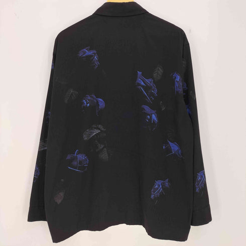 ラッドミュージシャン LAD MUSICIAN 18AW DECHINE STANDARD SHIRT INKJET ROSE PHOTO メンズ 46