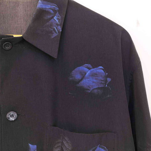 ラッドミュージシャン LAD MUSICIAN 18AW DECHINE STANDARD SHIRT INKJET ROSE PHOTO メンズ 46