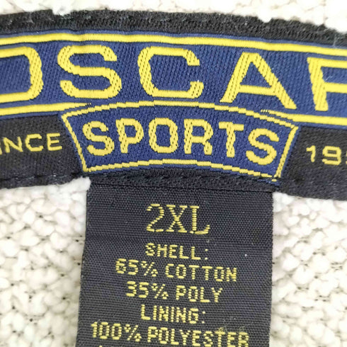 90s OSCAR ヘンリーネックワッフルカットソー メンズ 2XL
