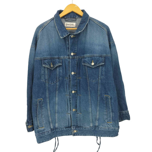 スナイデル snidel 19SS レースアップオーバーサイズGジャン レディース FREE