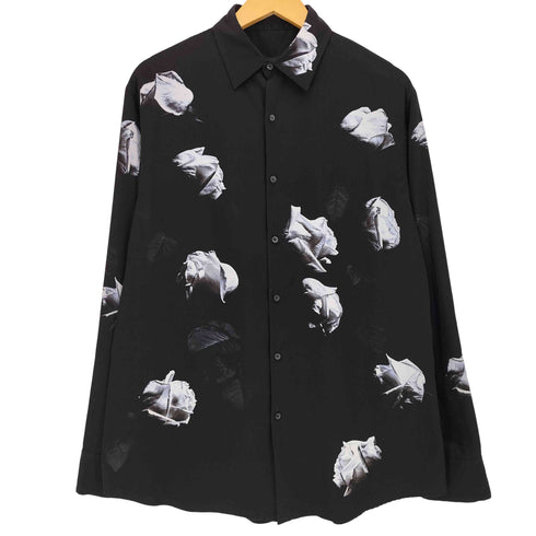 ラッドミュージシャン LAD MUSICIAN 18AW DECHINE STANDARD SHIRT INKJET ROSE PHOTO メンズ 46