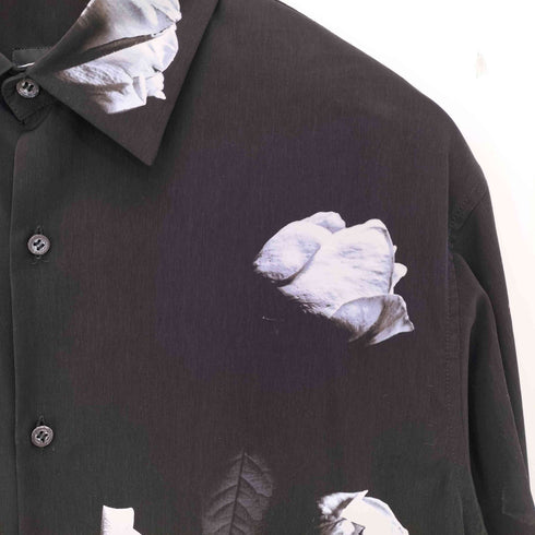 ラッドミュージシャン LAD MUSICIAN 18AW DECHINE STANDARD SHIRT INKJET ROSE PHOTO メンズ 46