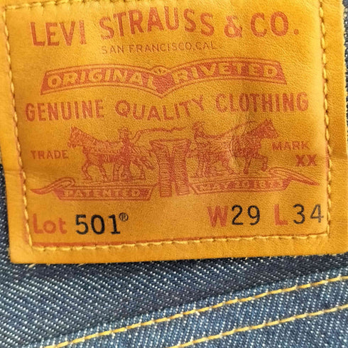 リーバイス Levis 501ストレートデニムパンツ メンズ 29/34